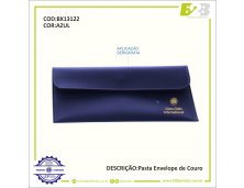 Carteira Envelope de Couro Sinttico