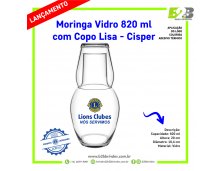 MORINGA DE VIDRO LIONS CLUBS INTERNATIONAL