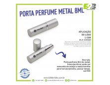 Porta Perfume Metal 5ml